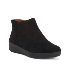 FITFLOPS Black Suede Sumi Booties - New in box